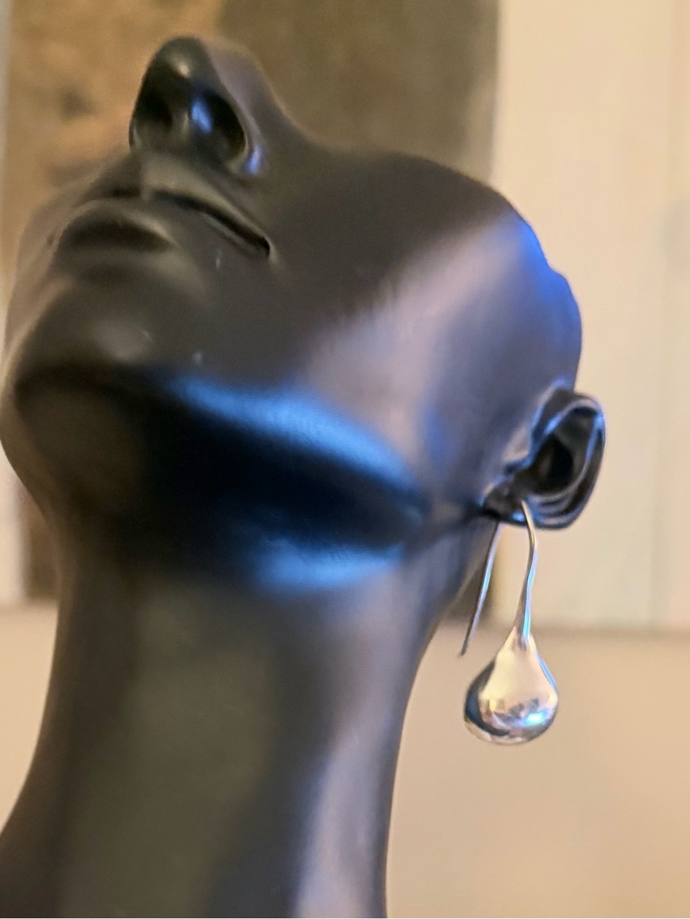 Zina Sherman Beverly Hills designer 925 Sterling SilverTeardrop Earrings - Picture 3 of 7